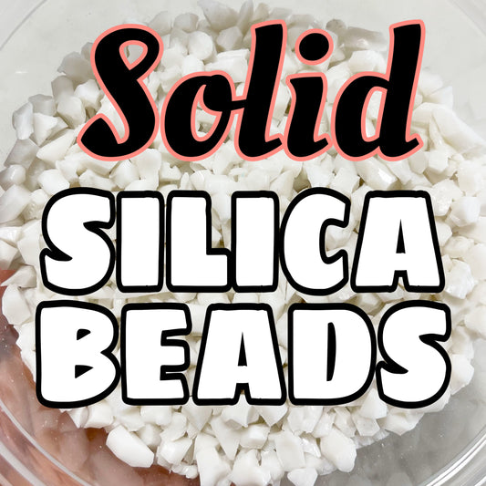 Solid colored silica beads