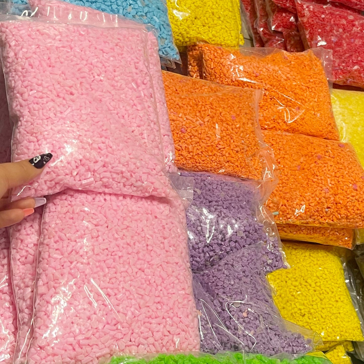 Solid colored silica beads