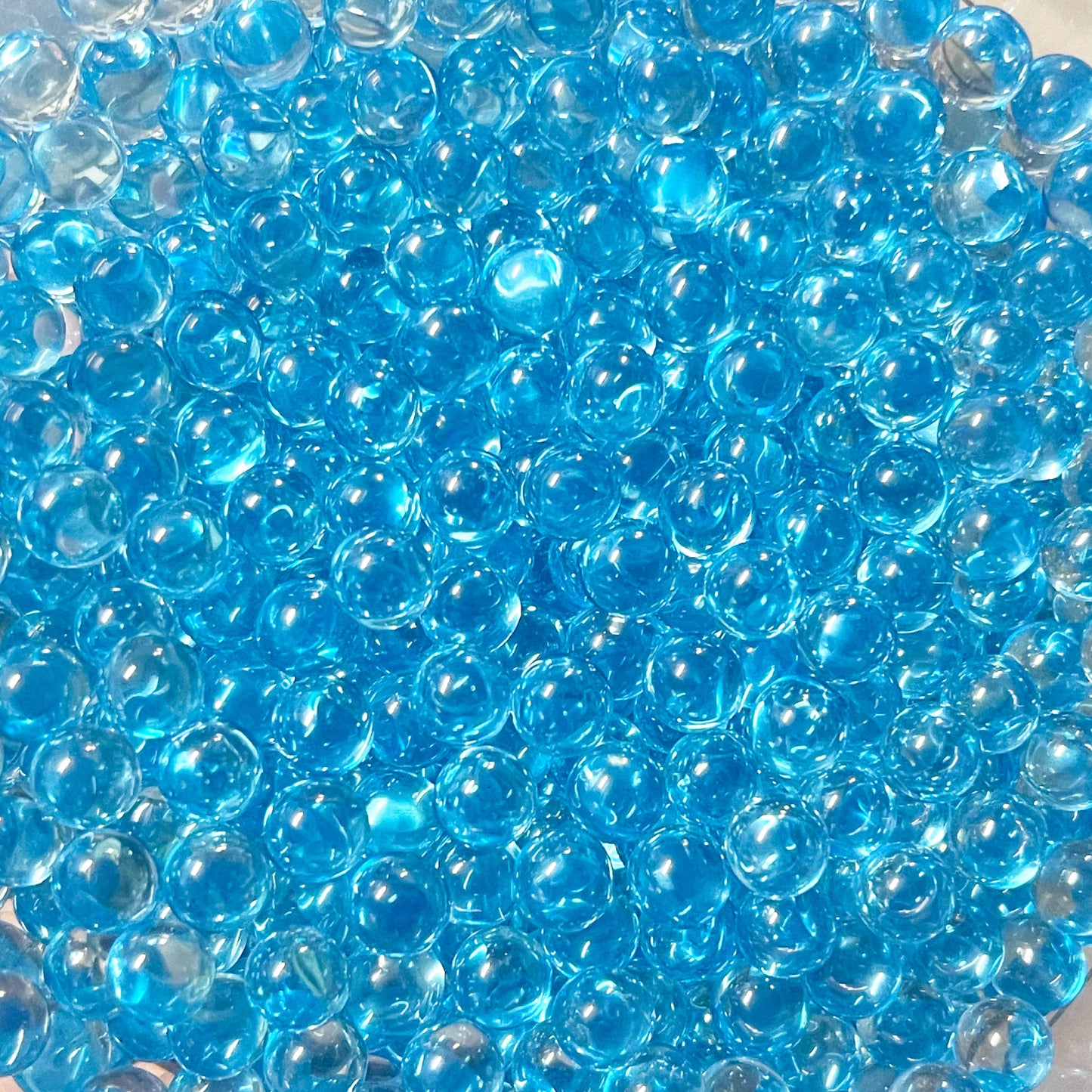 10 mm Clear bubble beads