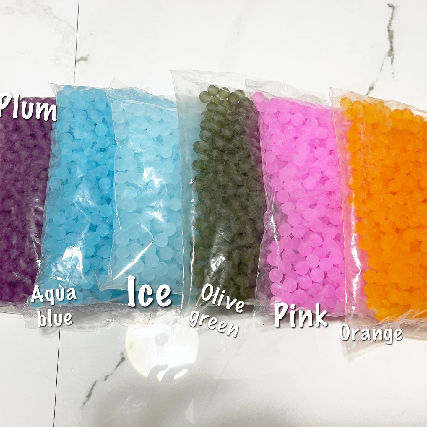 12 mm Frosted Bubble Beads