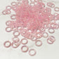 Iridescent ring beads